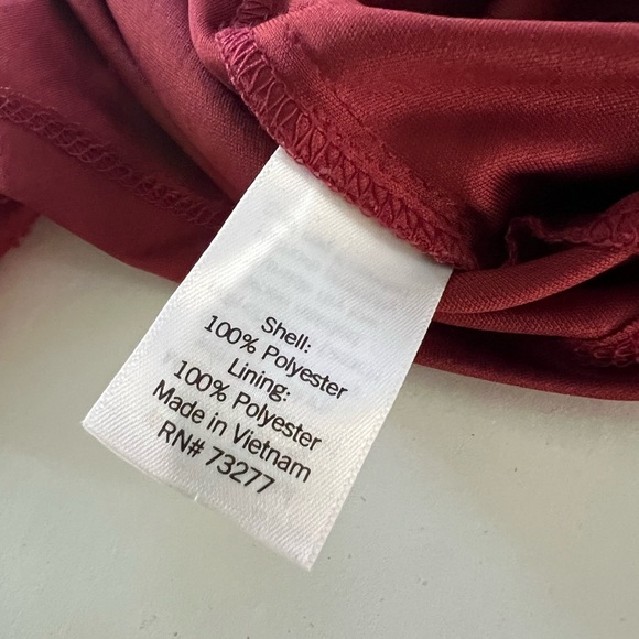 Elegant Red Women's Top by Lauren Conrad - Picture 4 of 5